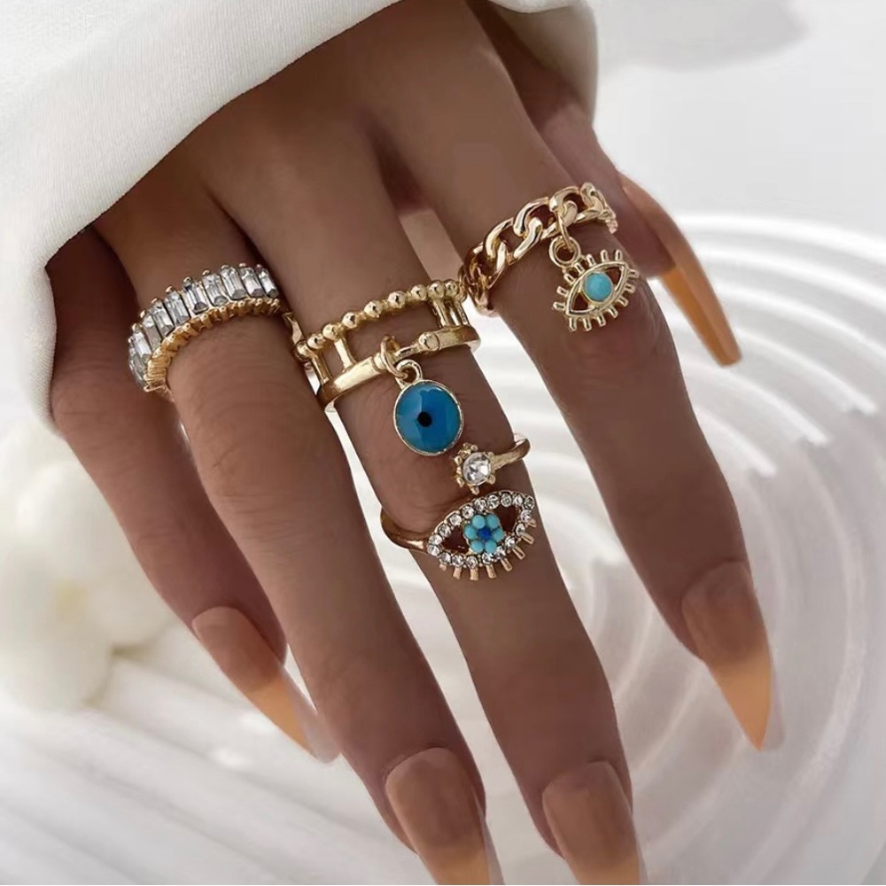 Golden Eye Rings